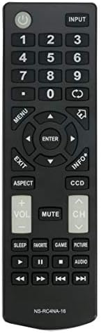 NS-RC4NA-16 Replace Remote Control Compatible with Insignia TV NS-19D220MX16 NS-39D220NA16 NS-19D220NA16