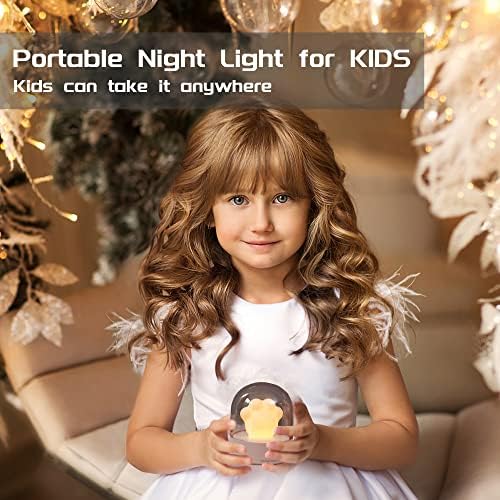 Luz noturna para crianças LED Silicone Baby Nightlight Rechargable Dimmable Bursery Lamp Hatch Hatch
