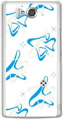 Segunda Skin Mhak Spacer Branco X Azul / Para Aquos Phone Zeta SH-09D / Docomo DSHA9D-PCCL-298-Y372