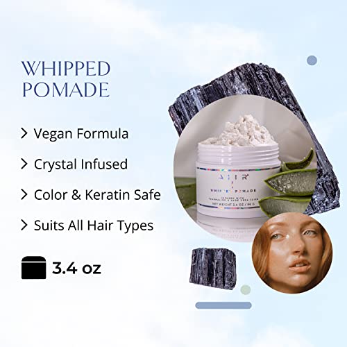 Aiir chicoteado - pomada de cabelo para mulheres, texturizador de cabelo chicoteado, pasta de cabelo chicoteada