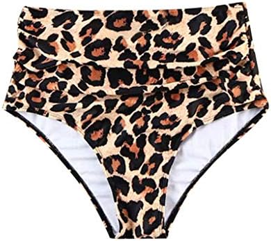 Blikini feminino Baixo de cintura alta maiô Bomoths Bottoms Controle de natação shorts Summer Boyshorts Swimsuit