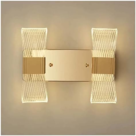 n/um lâmpada de parede de parede de ouro led de ouro nórdico iluminação de iluminação para refeições vivas banheiros