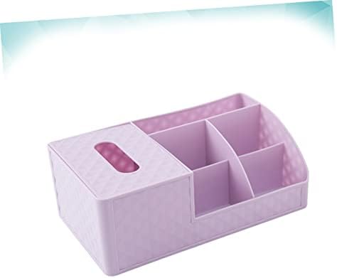 CABILOCK 3PCS Caixa de tecidos de armazenamento de cuidados de cuidados com a pele para o porta -tecidos