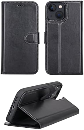 Venoult iPhone 13 6.1 Capa da carteira Genuíno para homem ou mulher Magnetic Magnetic Luxury Flip Cober