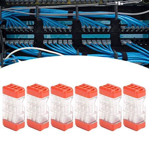 Viagasafamido 10pcs Conectores de fios de splicing compactos Kit de conector rápido Terminal isolado elétrico