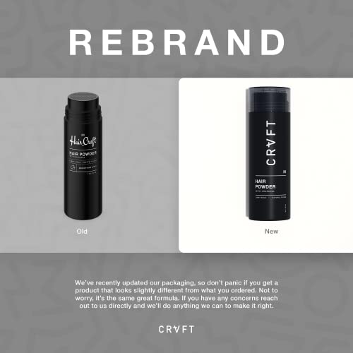 CRVFT Hair Powder 1oz | Light Hold/Zero Shine | Textura e volume adicionados | Ideal para cabelos finos/curtos