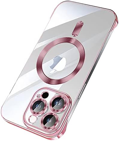 Projeto de Banailoa para iPhone 14 Pro Case com MagSafe, PC Hard PC Case com lente da câmera Caso sem