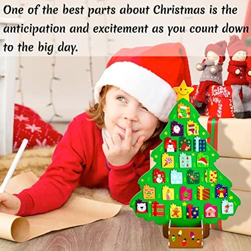Contagem regressiva de Natal - contagem magnética até os brinquedos do calendário do advento de Natal para