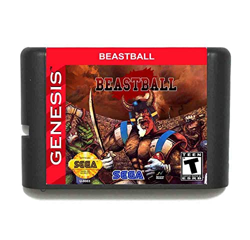 Beastball16 Bit MD Game Card para Sega Mega Drive para Genesis