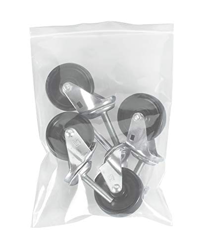 Poly Bag Guy 3 x 6, 8 mil Mildes Extra Duty Zipper Reclosable Sacos de Plástico Reclosável