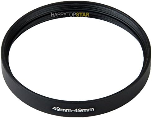 Metal 49-49 mm 49mm 49 mm fêmea para fêmea adaptadora de anel de acoplamento para filtro de lente