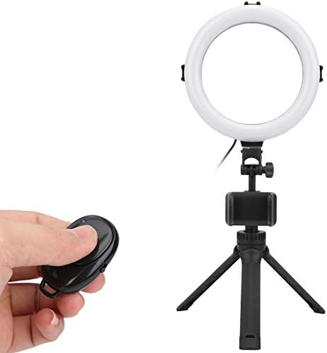 8in LEVA LED LUZ, luz do anel com suporte e suporte para telefone, luz do anel selfie, suporta