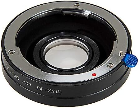 Adaptador de montagem de lentes Fotodiox Compatível com lentes Pentax K Mount SLR para Sony Alpha A-Mount