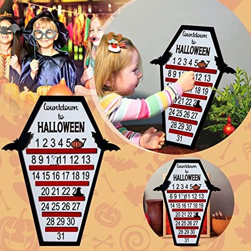Contagem regressiva de halloween calendário calendário Halloween House Caso de contagem regressiva