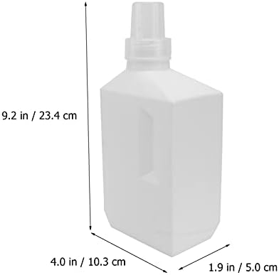 Garneck 3pcs 1000 ml de plástico garrafa de garrafa de reabastecimento garrafa garrafa de detergente líquido vazio
