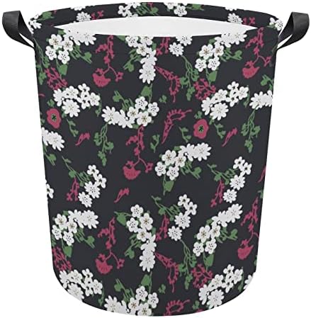 Lavanderia cesta floral paisley lavanderia cesto com alças cesto dobrável para roupas sujas saco de armazenamento