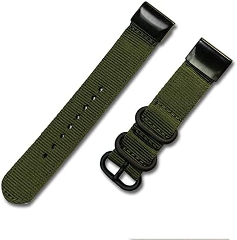 Ilazi 22 26mm de 26mm de nylon watch band strap para Garmin Fenix ​​6x 6 Pro Smart Watch Easy Fit Band para Fenix