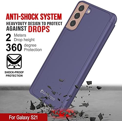 Punkcase S21 Refletor Case Proteção Tampa de proteção com espelhamento translúcido translúcido resistente