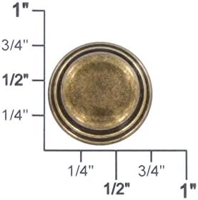 J35 3/4 de latão antigo, pé/cravo, sólido brass-ll *** requer o poste posterior B-1414, vendido separadamente