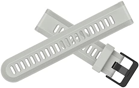 Banda de cinta de relógio de silicone suave 22,4 mm para Garmin Forerunner 955 Descendente G1 Acessórios de pulseiras