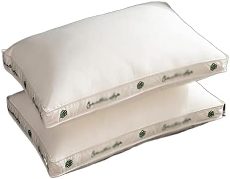 Algodão bordado com algodão FZZDP ajuda a dormir. Um par de travesseiros domésticos é confortável