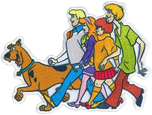 C&D Visionário Scooby Doo The Gangue Patch, vermelho, verde, azul, laranja
