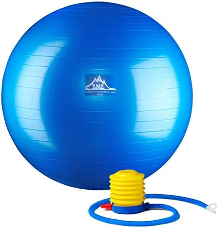 Black Mountain Products Professional Stability Ball 1000lbs anti-Burst 2000lbs peso estático classificado