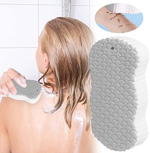 Gonzy esfoliando o banho esponja 3D Ultra macio esfoliante esponja de pele, amigável para a pele,