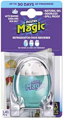 Mister Magic Refrigerator odor Absorvedor | Refroguador da geladeira | Vinagre | 2 pacote