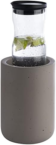 APS 36090 Cooler de garrafa de elementos, concreto, cinza, 9 x 12 x 16 cm