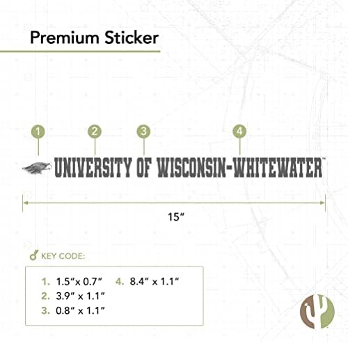 Universidade de Wisconsin Whitewater UWW Warhawks Nome Logo Logo