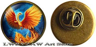 Phoenix Pin, Phoenix Art Broche, Fire Phoenix, Phoenix Hand Desenho, Phoenix Bird Gift Phoenix