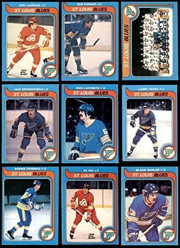 1979-80 O-PEE-Chee St. Louis Blues, perto da equipe, colocou o St. Louis Blues Ex+ Blues