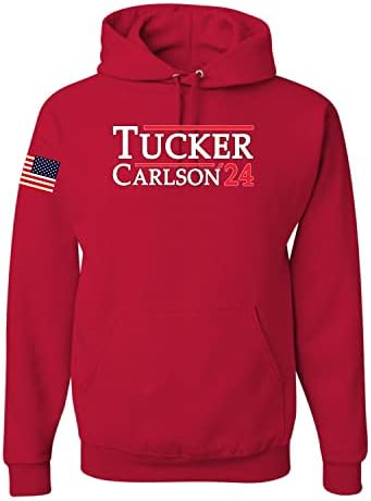 Wild Bobby Tucker Carlson '24 2024 Presidente Eleições Políticas Unissex Hoodie Sorto moletom