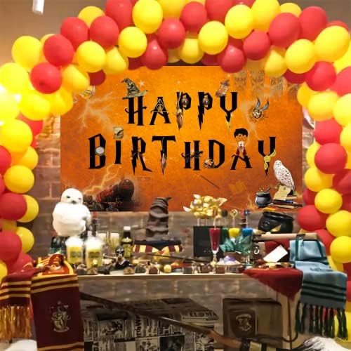 Decorações de aniversário do assistente Magical Wizard tem tema cenário, decoração de aniversário