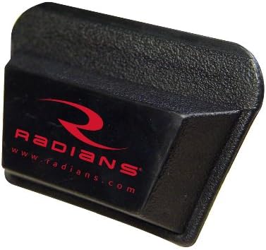 Radians CEPNC-B Tampões para ouvidos moldados personalizados preto com parafusos vermelhos e azuis, tampões