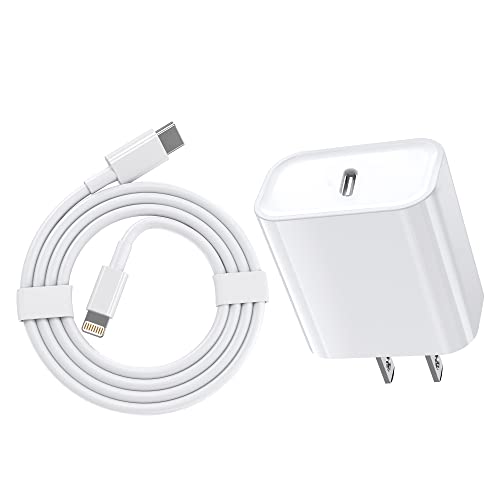 IPhone Fast Charger, 20W [Apple MFI Certified] USB Tipo C Fast Charging Block Deliver