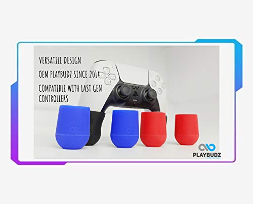 Playbudz PS5 Grips- PlayStation 5, PlayStation 4, Xbox Series X, Nintendo Switch Pro, Oculus Rift & Scuff