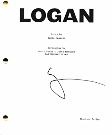 Hugh Jackman assinou o Autograph Logan Full Movie Script - Wolverine, o melhor showman, Van Helsing, The