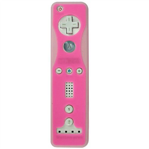 Eforbuddy Silicone Skin Soft Case para Nintendo Wii Remote e Nunchuk, Pink