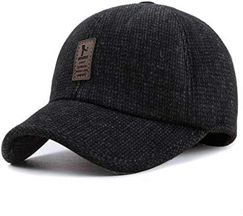 Capace de beisebol masculino Warm Brim Brim Winter Trucker Hat Hat