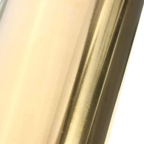 Yuesfz H62 Placa de metal fino em folha de cobre de latão para trabalho de metal, espessura: 0,3