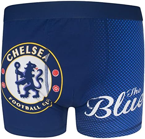 Chelsea Football Club Gifte Official de futebol 1 pacote boxer shorts azul