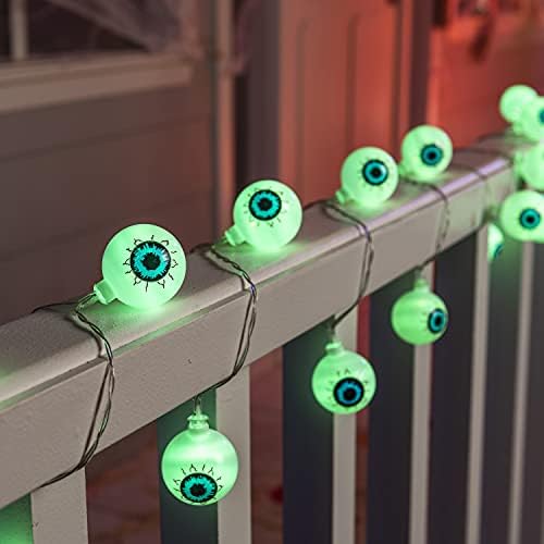 Luzes de cordas oculares de barball de Halloween de Joiedomi, 20,6 pés 40 Bateria LED Operou luzes