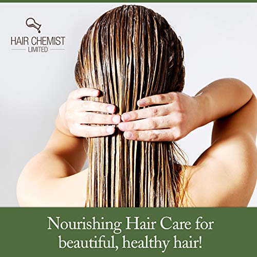 Químico de cabelo fortalece o óleo de cabelo com óleo de mamona 2,5 onças