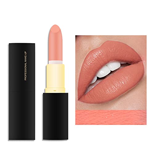 Lipstick vintage 24 cores de veludo batom liso de longa duração e impermeabilização non stick copo