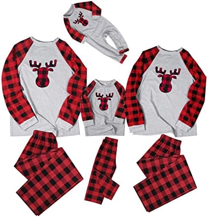 Conjuntos de pijama correspondentes de Natal, pijamas de Natal para a família Combation Matching Christmas