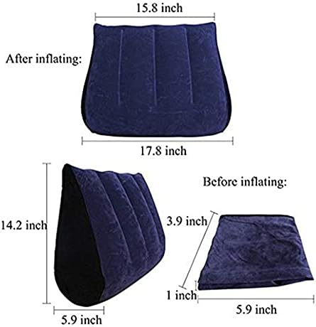 Sffyty multifuncional travesseiro inflável de ar travesseiro corporal travesseiro lombar ioga travesseiro