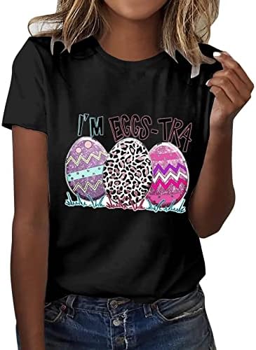 Camisas femininas, Kawaii Bunny Print Womens Camisa de grandes dimensões