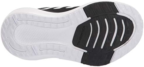 Adidas unissex-child eq21 tênis de corrida, preto/branco/preto, 2.5